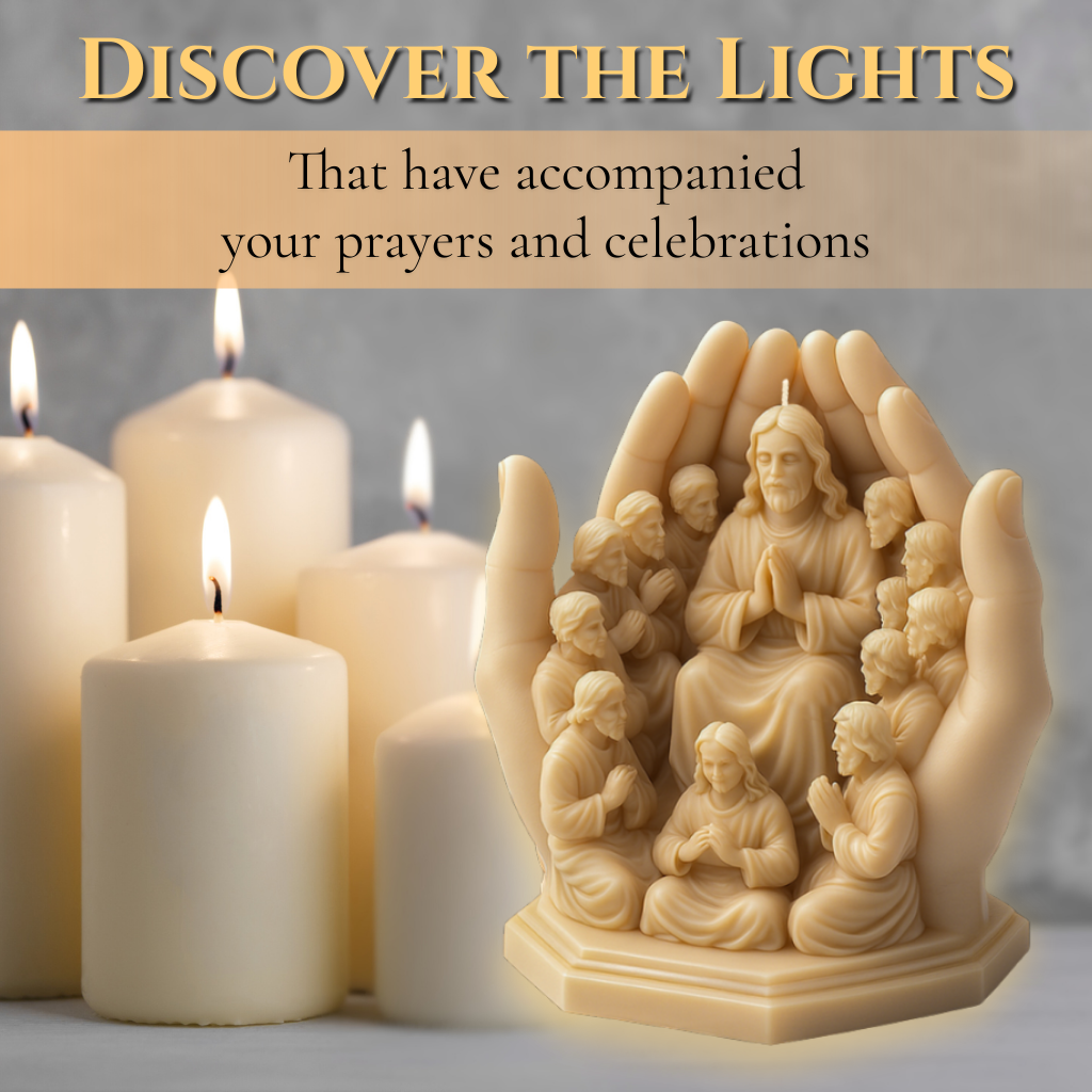Hands of Grace – Last Supper Candle