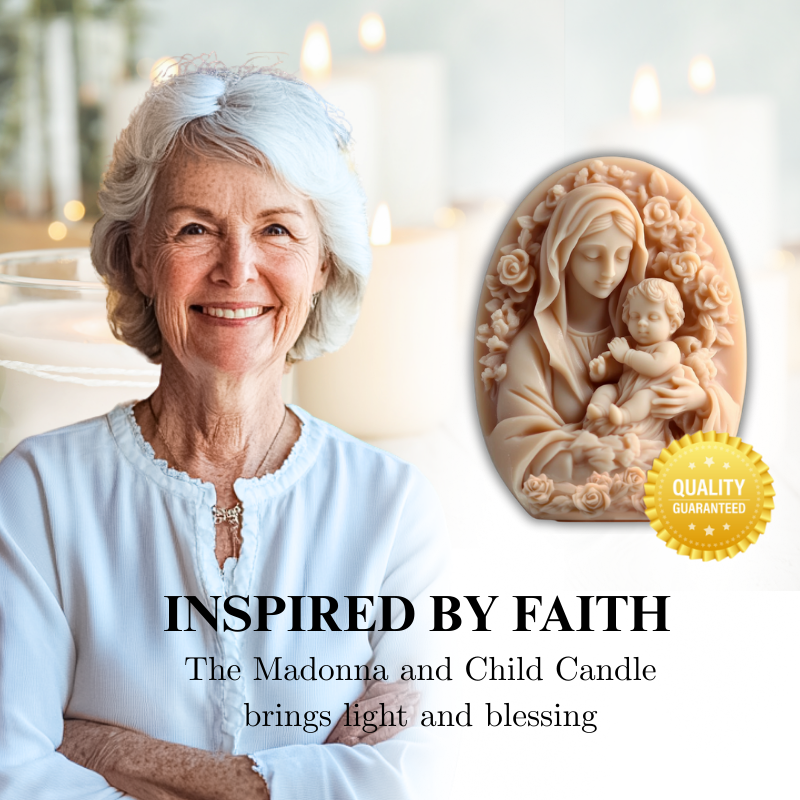 Tender Grace – Madonna & Child Candle