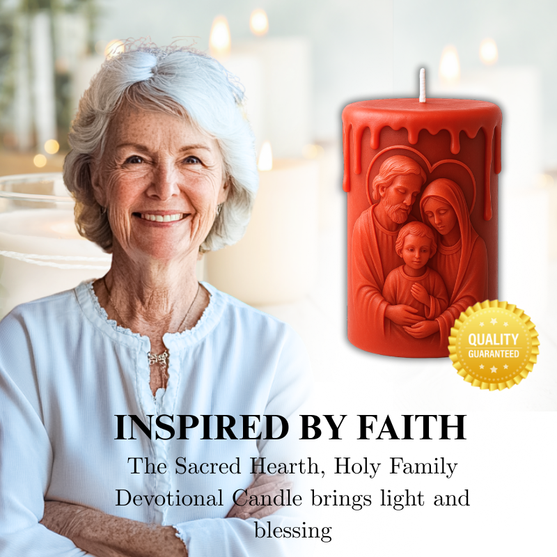 Sacred Hearth – Holy Family Devotional Candle